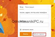 Odnoklassniki: cum să-mi deschid pagina