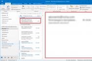Congé de publication Microsoft Outlook