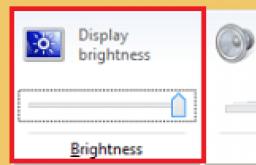 Cum să creșteți luminozitatea monitorului de pe un laptop Luminozitatea ecranului laptopului cu Windows 7 se modifică